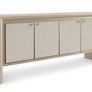 Product Image 5 for Unity 4-Door Sun Drenched Oak Credenza from Caracole