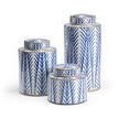 Product Image 1 for Blue Fronds Canisters, Set of 3 from Wildwood Home