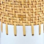 Product Image 3 for Kyoto Rattan & White Vase from Currey & Company