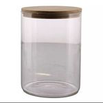 Product Image 1 for Finn Canister - Glass with Wood Lid from Homart