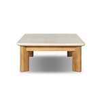 Product Image 3 for Sterling Beige Fossil Travertine Outdoor Coffee Table from Four Hands
