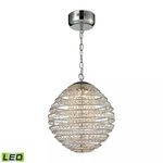 Product Image 1 for Crystal Sphere  Light Pendant In Polished Chrome from Elk Lighting