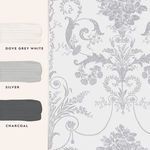 Product Image 4 for Laura Ashley Josette Damask Metallic Wallpaper from Graham & Brown