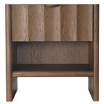 Product Image 6 for Finley Small Fluted Brown Sugar Oak Nightstand from Jamie Young