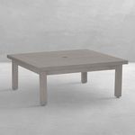 Product Image 4 for Club Aluminum Mahogany Square Coffee Table from Summer Classics