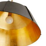Product Image 2 for Ireland Graphite Leather Pendant from Arteriors