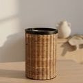 Product Image 4 for Natural Iron & Bamboo Lantern Dia 8.25" from BIDKHome