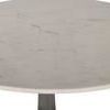 Product Image 1 for Palm Desert 48 Inch Round White Marble Dining Table With Pedestal Base from World Interiors