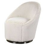 Product Image 10 for Crue White Swivel Chair from Uttermost