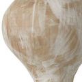 Close-up of smaller Monte Carlo vase rim and matte glazing showing warm brown hues