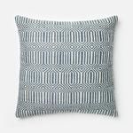 Indoor / Outdoor Blue / Ivory Pillow Cover image 1