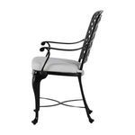 Repeat side angle focusing on armrest curves and cushion thickness