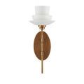 Front view of Etiquette Wall Sconce with all cups visible in stacked tea-cup shape
