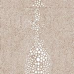 Taupe shagreen wallpaper with irregular cream pebble pattern and premium matte textured finish