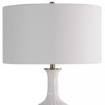 Product Image 4 for Strauss White Ceramic Table Lamp from Uttermost