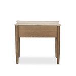 Product Image 6 for Joah Antique White Marble Nightstand from Four Hands