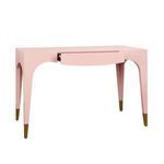 Product Image 1 for Tapered Leg, One Drawer Desk With Antique Brass from Worlds Away