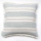 Product Image 1 for Laguna 20" Linen Accent Pillow with Insert - Ocean /  Natural from Pom Pom at Home
