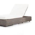Como Outdoor White Chaise Lounge image 8
