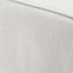 Close-up detail of linen blend fabric texture on Jordan dining chair slipcover