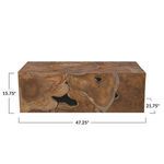 Product Image 3 for Terra Root Teak Coffee Table from Creative Co-Op