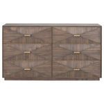 Product Image 6 for Wynn 6-Drawer Acacia Double Dark Wood Dresser from Essentials for Living
