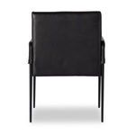 Product Image 6 for Brickel Black Leather Dining Armchair from Four Hands