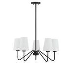 Product Image 10 for Ann 5 Light Matte Black Chandelier from Savoy House 