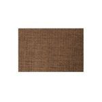 Fabric texture close-up displaying the soft purposefully wrinkled brown chenille upholstery