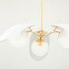 Product Image 8 for Frond 3-Light Textured Gold Leaf Pendant Light from Hudson Valley