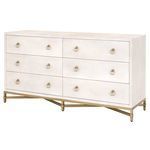 Product Image 10 for Strand Shagreen 6 Drawer Double Dresser from Essentials for Living