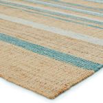 Product Image 5 for Vitelli Handmade Striped Beige/ Blue Rug from Jaipur 