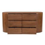 Front view with drawers open showing space between drawers and soft-close mechanism