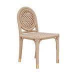 Product Image 2 for Gentry Round Back Rattan Wrapped Dining Chair from Worlds Away