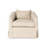 Product Image 14 for Topanga Flanders Flax Linen Slipcover Swivel Chair from Four Hands
