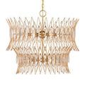 Product Image 1 for Marquise Gold Chandelier from Currey & Company