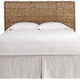 Escape Nesting Headboard viewed from a slight right angle showing textured wicker detail