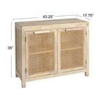 Product Image 2 for Savannah Cane & Mango Wood Cabinet from Creative Co-Op