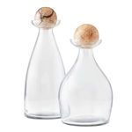 Product Image 1 for Thayer Taupe Glass Decanters, Set of 2 from Arteriors