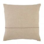 Ortiz Solid Light Gray Throw Pillow 22 inch image 1