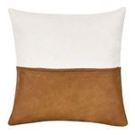 Product Image 2 for Yoli 20" Square Throw Pillow, Chestnut Ivory from Classic Home Furnishings