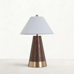 Product Image 1 for Milo Brown Leather Table Lamp from Gabby