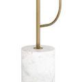 Product Image 9 for Eastlin White Marble Floor Lamp with Table from Currey & Company