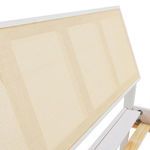 Close-up angled view showcasing detailed woven cane texture on headboard