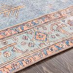 Product Image 5 for Amelie Light Blue / Peach Rug from Surya