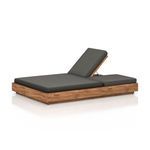 One backrest reclined flat while the other remains upright, showing adjustable chaise back positions