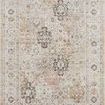Monroe Beige / Multi Rug with large-scale antique Turkish Oushak motifs in neutral tones with black accents