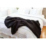 Product Image 2 for Finn Chunky Hand-Knit Throw Blanket - Midnight from Pom Pom at Home