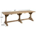 Product Image 3 for Hawthorne Reclaimed Pine Dining Table from Creative Co-Op