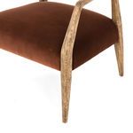 Product Image 7 for Tyler Burnt Auburn Velvet Arm Chair  from Four Hands